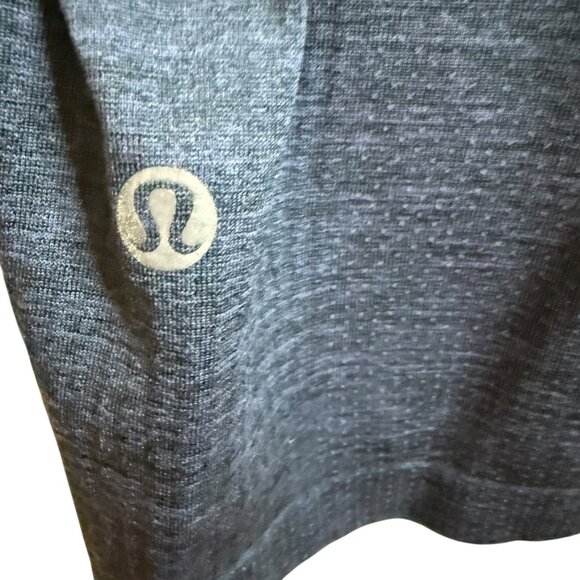 Lululemon Swiftly Tech Tee Short Sleeve Gym Running Workout Navy Blue Men M - Picture 4 of 5